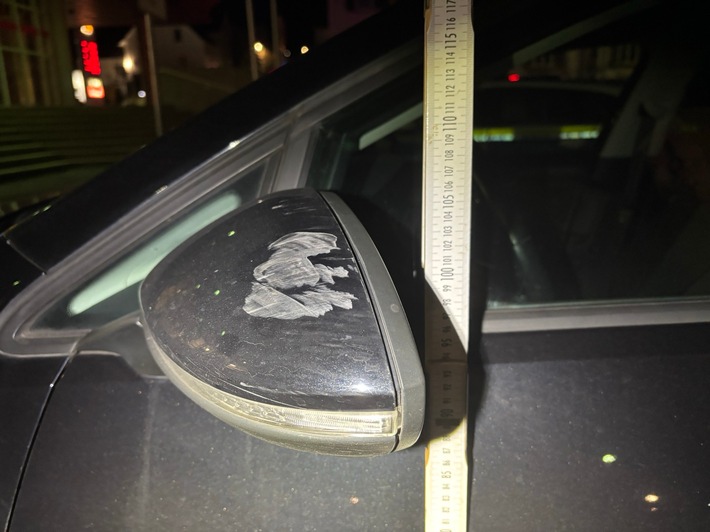 POL-PDLD: Steinfeld/L545 - Unfallflucht nach "Spiegelklatscher"