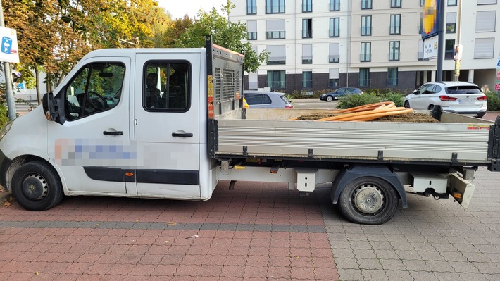 POL-BS: Polizei stellt Transporter mit 60 % Überladung fest