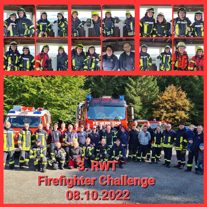 FW-OE: 3. Rhein-Weser-Turm Firefighter Challenge erfolgreich durchgeführt. /Feuerwehrwesen kennt keine kommunalen Grenzen/