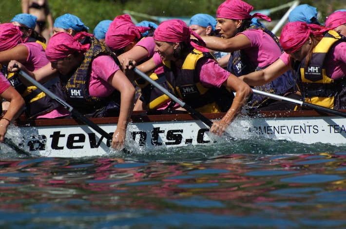 Im Zeichen des Drachen - Finale des Dragonboat Cup in Biel