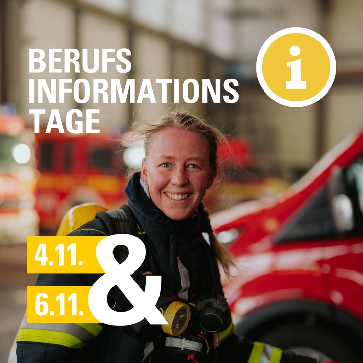 FW-M: Berufsinformationstage am 4.11.2025 und 6.11.2025 bei der Berufsfeuerwehr München