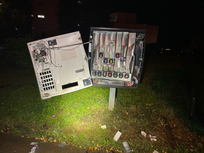 LPI-NDH: Zigarettenautomat in der Nacht gesprengt - Anwohner aus dem Schlaf gerissen