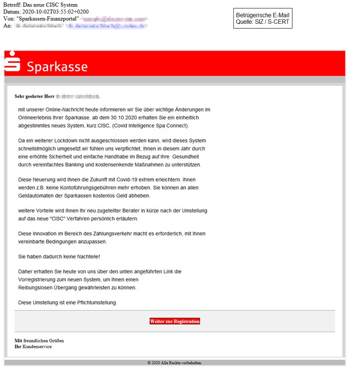 POL-GI: Warnung vor betrügerischen Phishing-Mails