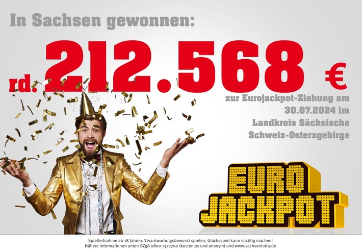 Glück in Sachsen: Eurojackpot-Gewinn versüßt das Ende der Sommerferien