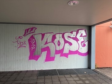 POL-PDTR: IGS-Hermeskeil - Täter beschmieren Hauswand mit Graffiti
