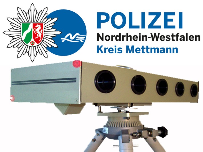 POL-ME: Geschwindigkeitsmessungen in der 36. KW - Kreis Mettmann - 1808150