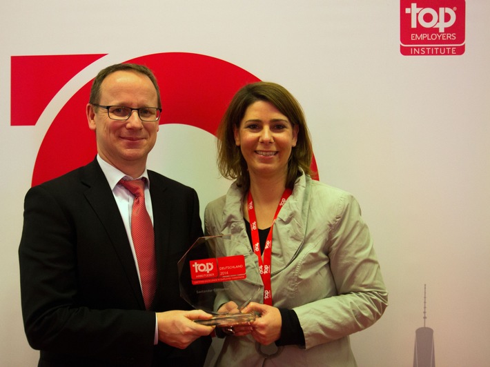 Santander Consumer Bank ist "Top Arbeitgeber Deutschland 2014" (FOTO)