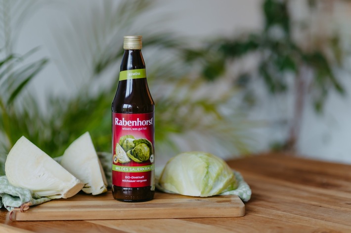 Rabenhorst Mildes Sauerkraut: Bewusster Genuss aus fermentiertem Bio-Weißkohl