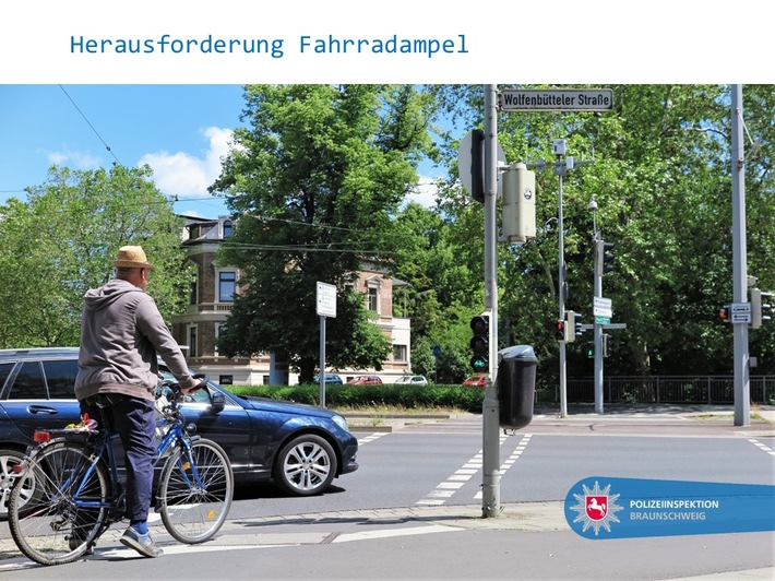 POL-BS: Tag der Verkehrssicherheit
Hinweis aus der Fahrradstaffel: Fahrradampeln werden oft übersehen