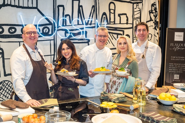 VOSSEN präsentiert seine erste Küchentextilkollektion im Herzen Wiens