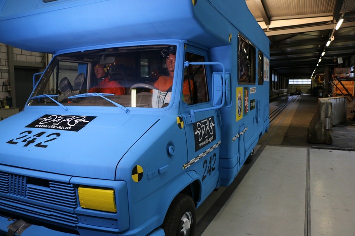 Camper: crash-test con conseguenze preoccupanti