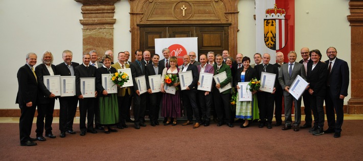 Auszeichnung für verdiente Touristiker in Oberösterreich - BILD