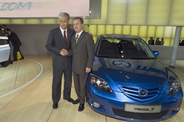 Weltpremiere des neuen Mazda3 auf der IAA in Frankfurt