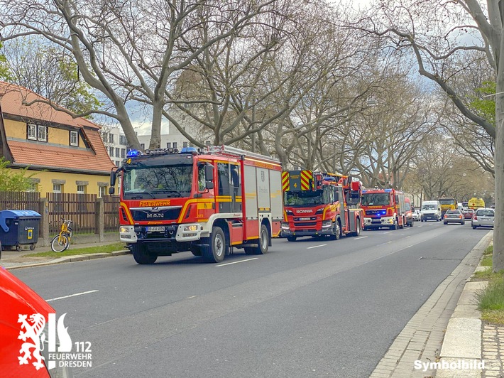 FW Dresden: Informationen zum Einsatzgeschehen der Feuerwehr Dresden vom 13. Mai 2021