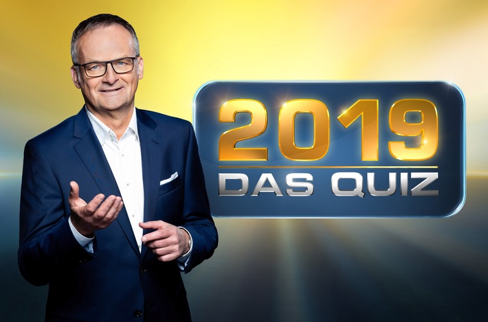 Das Erste / "2019 - Das Quiz": Frank Plasbergs großer Jahresrückblick zum Mitraten und Mitspielen am Montag, 30. Dezember 2019, um 20:15 Uhr im Ersten