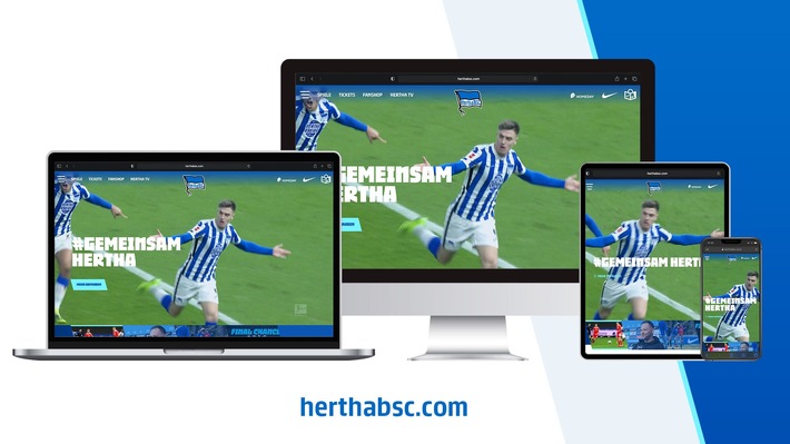 Hertha BSC launcht neue Website und OTT-Kanal