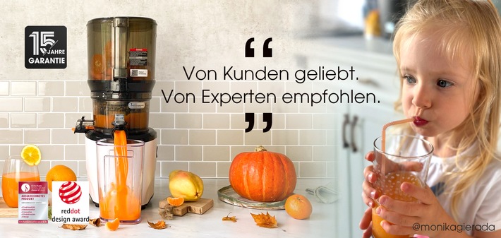Kuvings Deutschland - Warum echte Kundenerfahrungen den AUTO10S zum meistempfohlenen Premium-Entsafter des Jahres machen