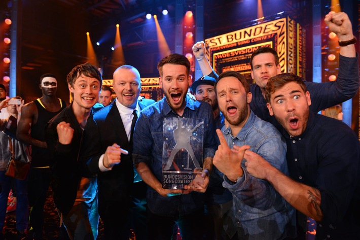 Stefan Raabs Grand Prix legt zum Jubiläum zu: Revolverheld gewinnen stärksten "Bundesvision Song Contest" seit 2010 (FOTO)