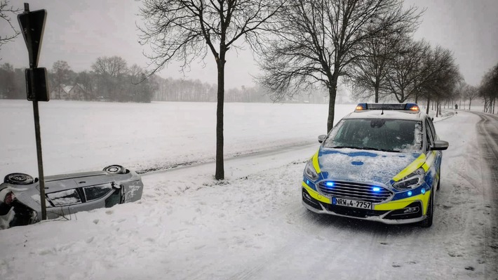 POL-PB: Update: Wetter- und Verkehrslage - Ein Verletzter bei Verkehrsunfall