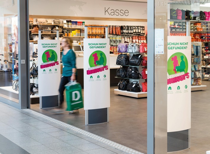 DEICHMANN bringt&#039;s: &quot;Ship to Home&quot;-Service liefert Schuhe aus der Filiale nach Hause