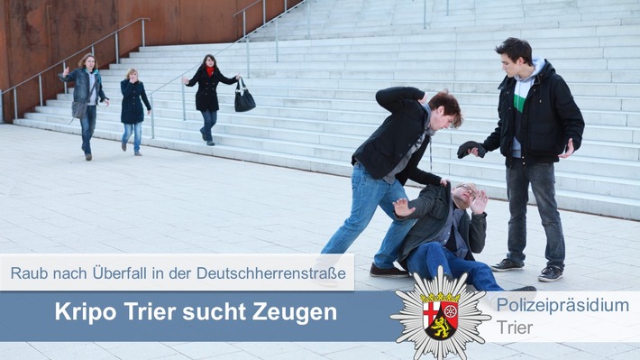 POL-PPTR: 22-Jähriger in der Deutschherrenstraße beraubt