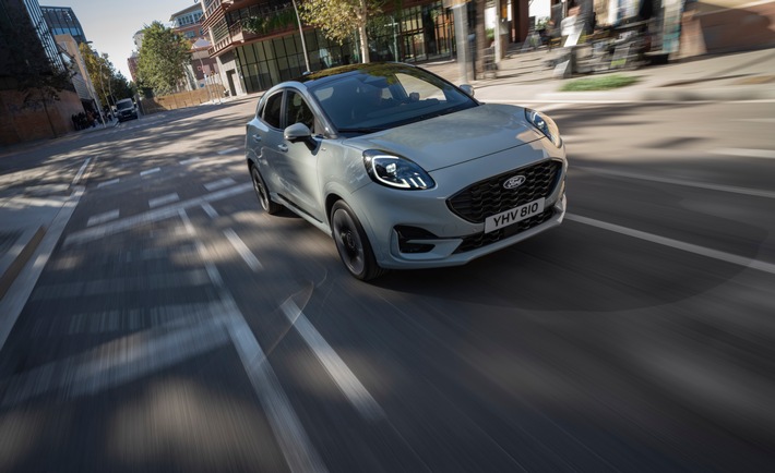 Neuer Ford Puma: Cooles Crossover-Design mit geschärftem Interieur sowie starker 5G-Konnektivität