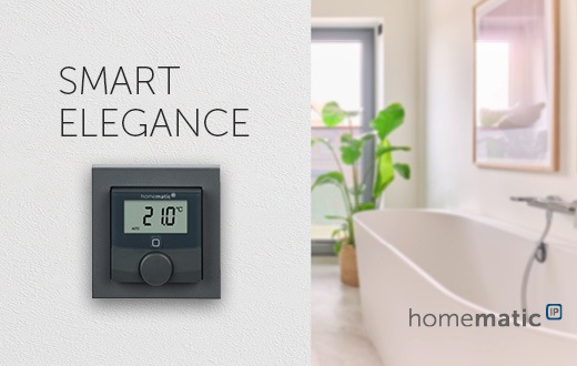 Smart Elegance: Die neuen anthraziten Designvarianten von Homematic IP