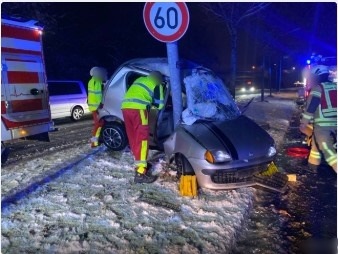 POL-SN: Verkehrsgeschehen nach Wintereinbruch in der Landeshauptstadt