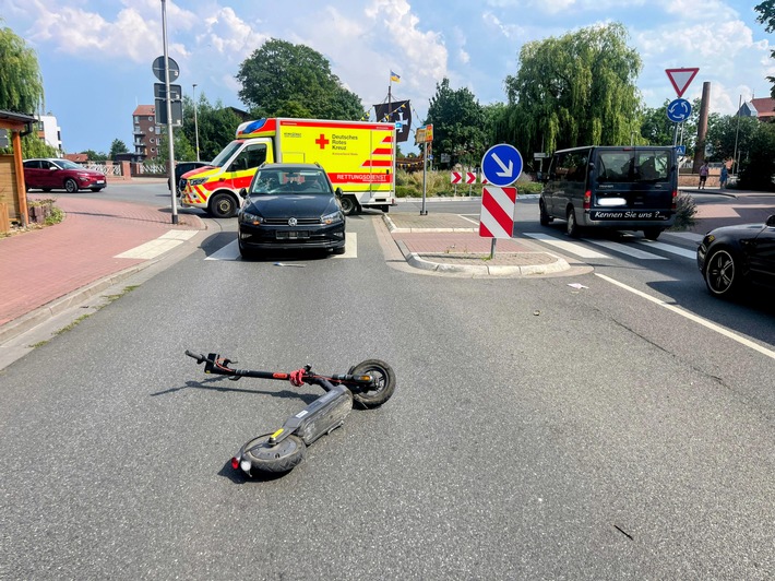 POL-STD: Buxtehude: Fahrt unter Drogeneinfluss und Verkehrsunfälle mit E-Scootern
