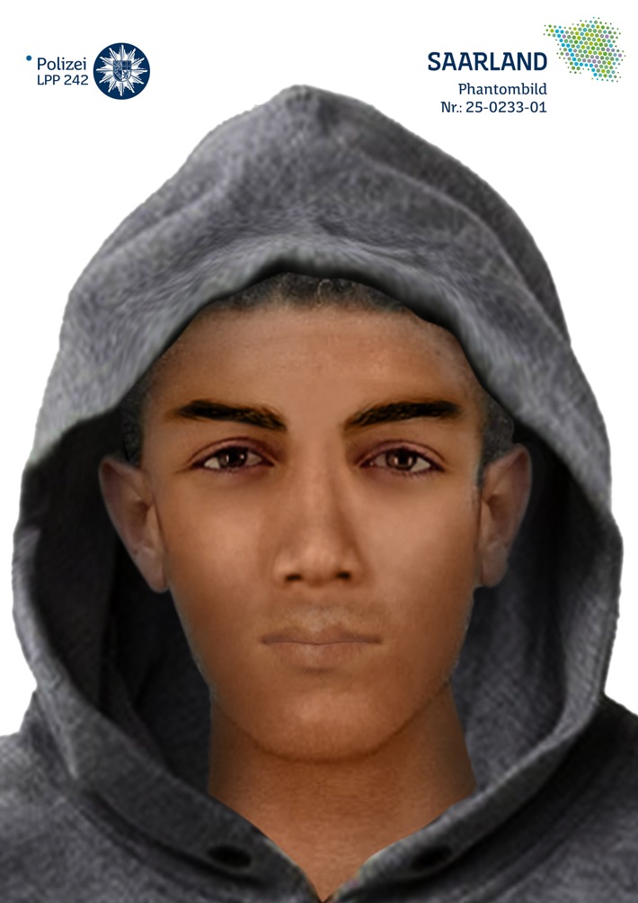 
Polizei Saarland  - schwerem Raub - Karim 18 - Saarbrücken Burbach