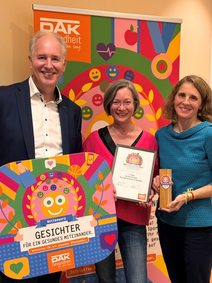 Projekt „Suizidprävention in Schulen“ aus Karlsruhe gewinnt Wettbewerb für ein gesundes Miteinander in Baden-Württemberg