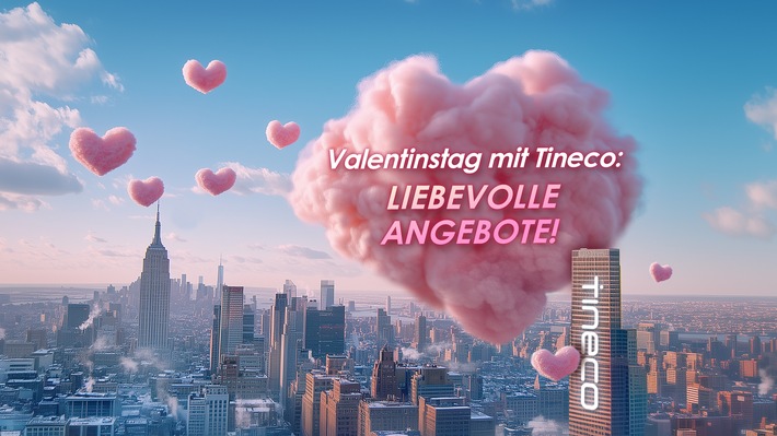 Glänzende Aussichten zum Valentinstag: TINECO feiert den Tag der Liebe mit exklusiven Rabatten von bis zu 21 %