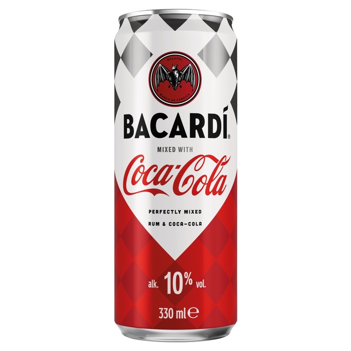 Presseinformation: BACARDÍ® & Coca-Cola ab sofort fertig gemixt in der Dose