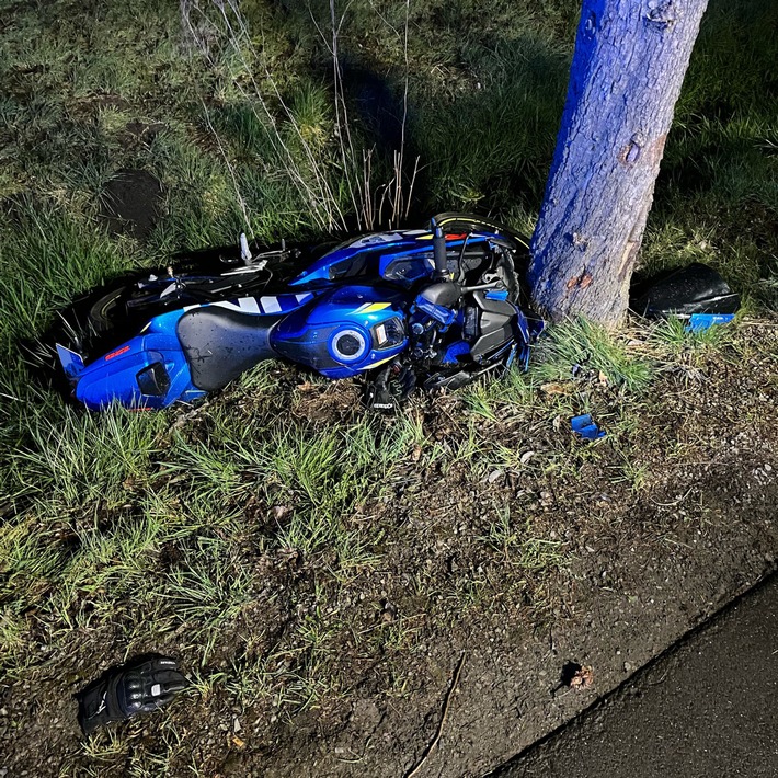 POL-BI: Junge Motorradfahrerin bei Wildunfall schwer verletzt