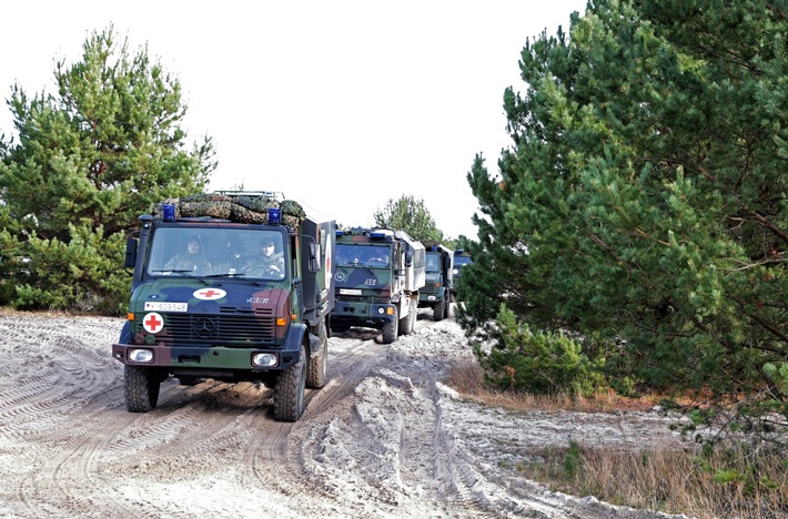 MEDIC GUARDIAN 2026 - Militärkonvoi in Deutschland