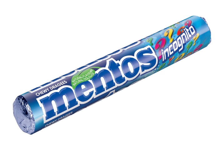 In geheimer Mission unterwegs / Neu: Mentos Incognito überrascht mit unbeschreiblichem Geschmack (BILD)