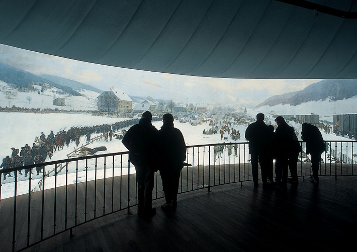 Panorama Bourbaki Lucerne: Dernière étape vers l&#039;illusion parfaite
