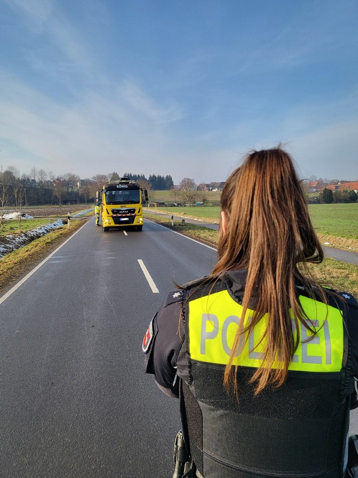 POL-NOM: Alleinbeteiligter Unfall