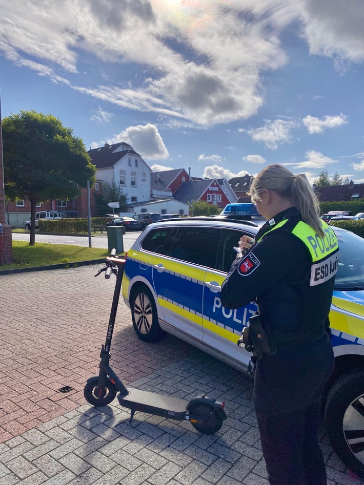 POL-AUR: Polizeiinspektion Aurich/Wittmund - Sonderkontrollen im Hinblick auf E-Scooter