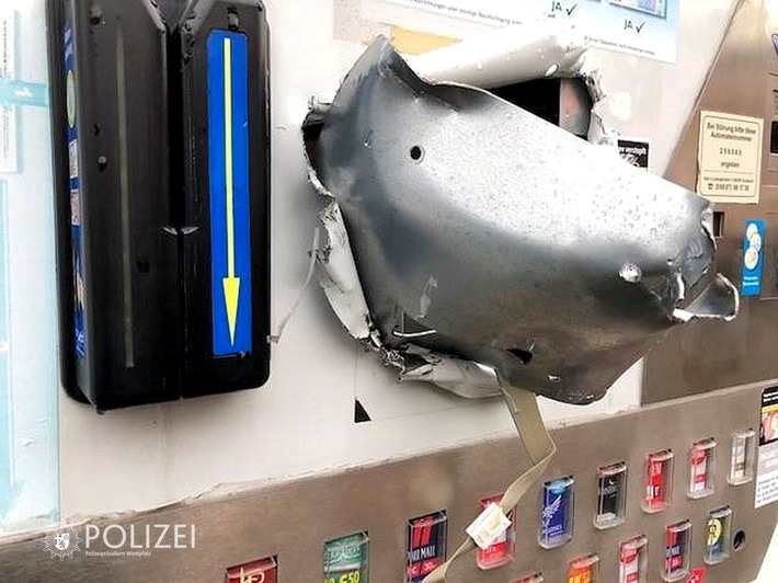 POL-PPWP: Zigarettenautomat aufgebrochen