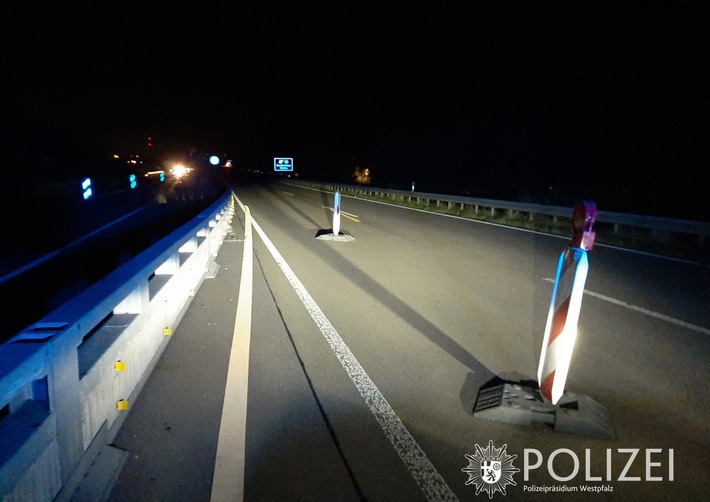 POL-PDPS: Plötzliche Hindernisse auf der Autobahn