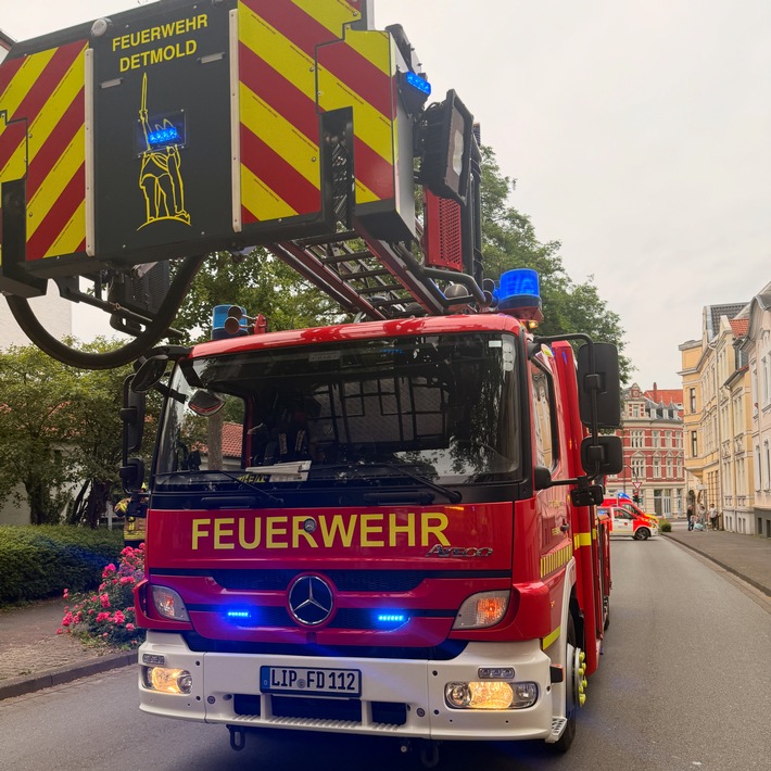 FW-DT: Schnelle Reaktion dank Rauchmelder - Essen auf Herd