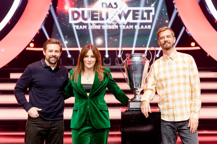 Die Elevator Boys, Andrea Petkovic, Michael Mittermeier und Bruce Darnell bestreiten ab Samstag, 7. Oktober für Joko & Klaas "Das Duell um die Welt"