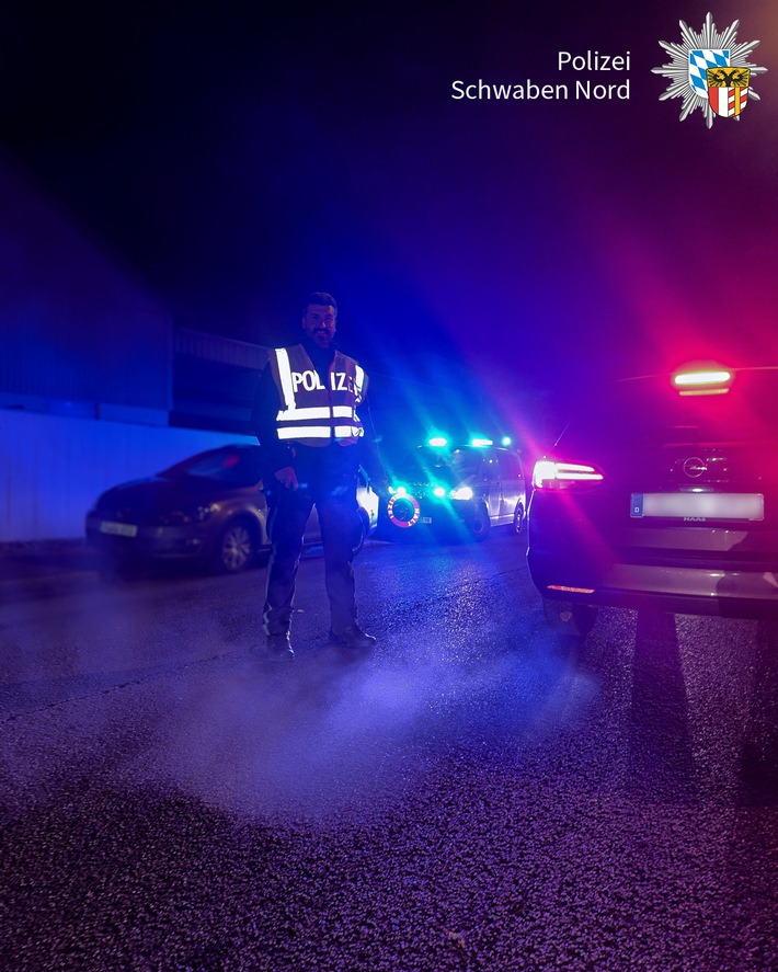POL Schwaben Nord: Polizei führt Kontrollstelle zur Verkehrssicherheit durch