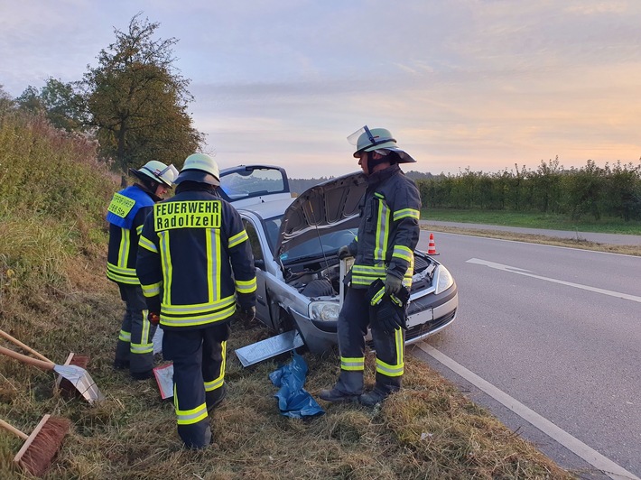 FW-Radolfzell: Verkehrsunfall auf der B34