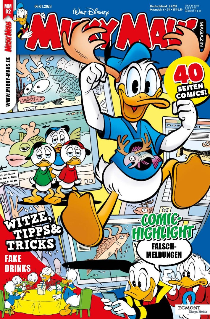 Das Micky Maus-Magazin sucht eine/n Junior-Chefredakteur/in!
