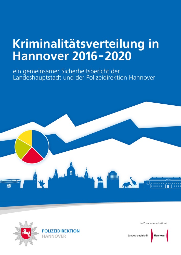 POL-H: Gemeinsame Pressemitteilung der Polizeidirektion Hannover und der Landeshauptstadt Hannover: Vorstellung des vierten Sicherheitsberichts - Kriminalitätsverteilung in Hannover 2016 bis 2020