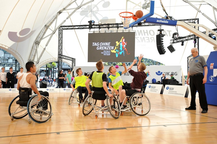 Der &quot;Tag ohne Grenzen&quot; wirbt für Inklusion / Großer Aktionstag des Reha- und Behindertensports in Hamburg