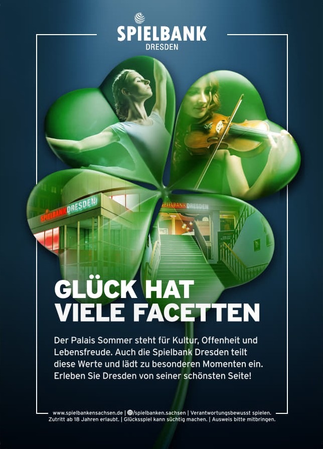 Tango, Salsa und Folk: Die Spielbank Dresden unterstützt drei Höhepunkte des Palais Sommers 2026