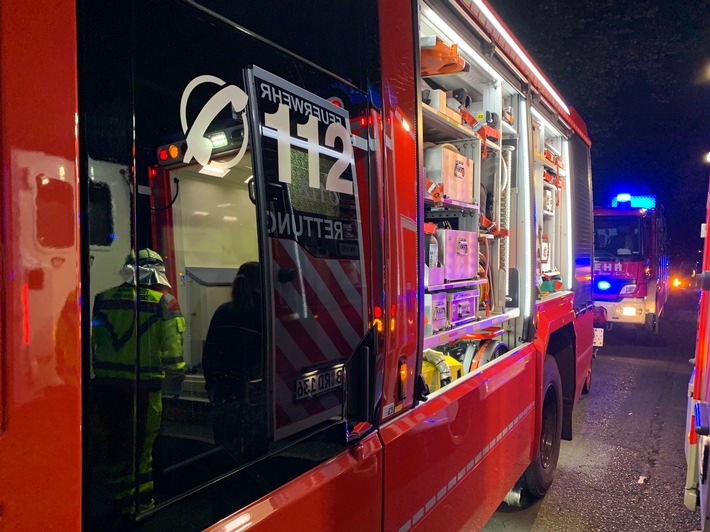 FW-OB: Einsatzintensiver Jahreswechsel bei der Feuerwehr Oberhausen